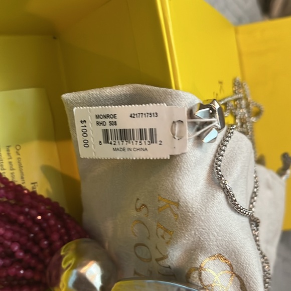 Kendra Scott Monroe Necklace Silver - Picture 5 of 6